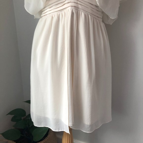 Cooper St Off White V Neck Grecian Style Boho Dress Size 12 New w Tags $149 - Picture 3 of 12